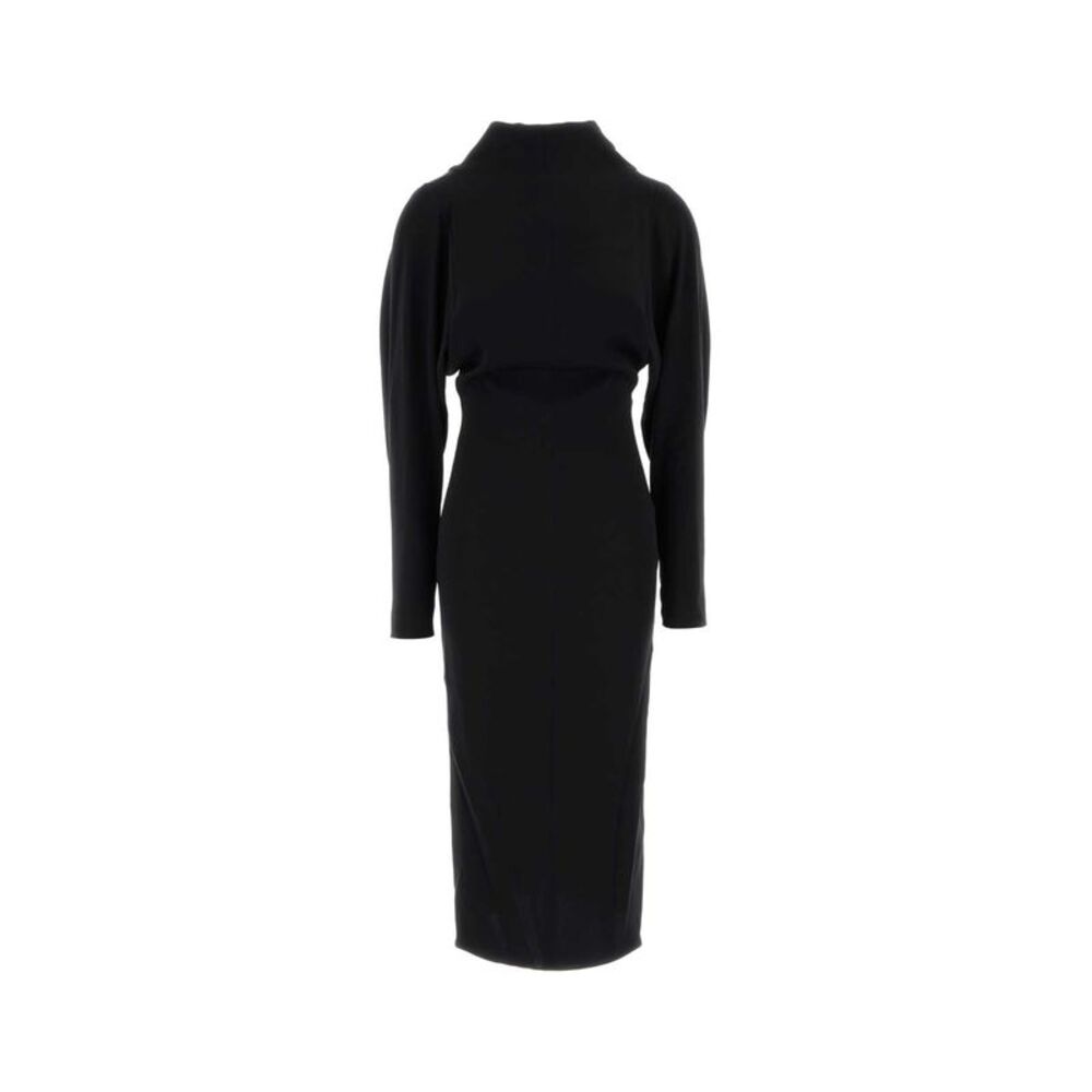 Giorgio Armani Women Black Stretch Crepe Dress